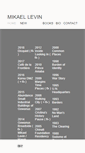 Mobile Screenshot of mikaellevin.com